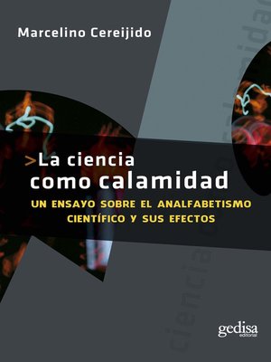 cover image of La ciencia como calamidad
